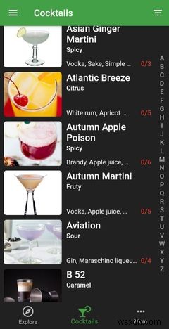 칵테일을 만들기 위한 6가지 최고의 Android 앱 