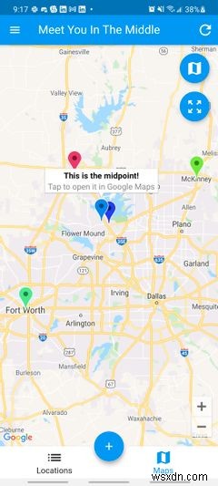 중간 지점을 찾고 중간 지점에서 만나는 4가지 최고의 Android 앱