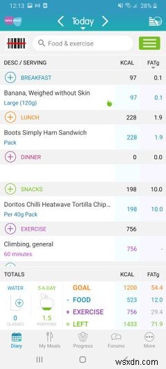 Android 및 iPhone용 MyFitnessPal의 6가지 최고의 대안