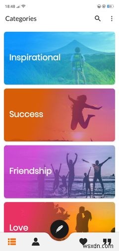 동기 부여 인용구 작성을 위한 5가지 영감을 주는 Android 앱