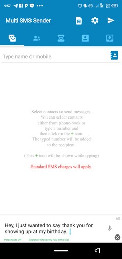 대량 SMS 메시지 전송을 위한 5가지 Android 앱