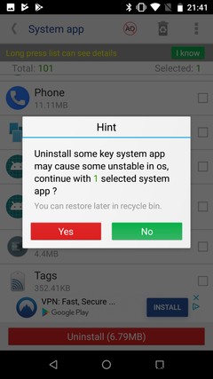 Android에서 원하지 않는 앱을 ​​제거하는 방법