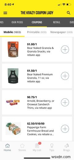 식료품을 위한 7가지 최고의 쿠폰 앱