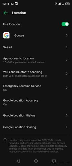 Google 지도 앱에서 트랙을 덮고 개인정보를 보호하는 방법
