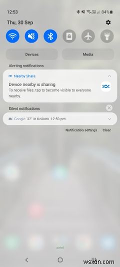 Android에서 Nearby Share 설정 및 사용 방법