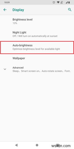 Android에서 자동 밝기를 끄는 방법