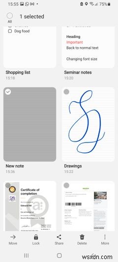 Samsung Notes 앱을 최대한 활용하는 9가지 주요 팁 