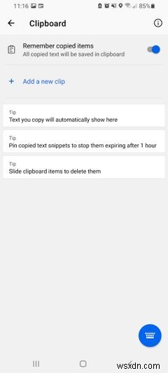 Android 휴대전화에서 사용자 지정 텍스트 바로 가기를 설정하는 방법 