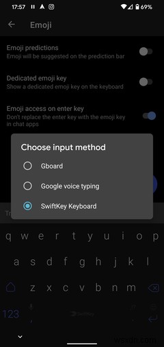 Android 키보드 변경 방법
