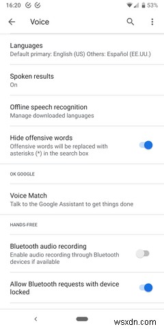 Android의 Speech-to-Text로 손의 여유를 즐기세요