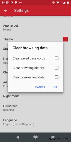 Android에서 검색 기록을 삭제하는 방법 