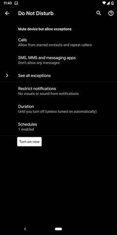 Android에서 방해 금지 모드를 설정하고 사용자 지정하는 방법 