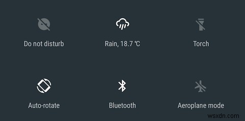 Nougat 빠른 설정 패널 사용자 지정을 위한 최고의 앱 8개