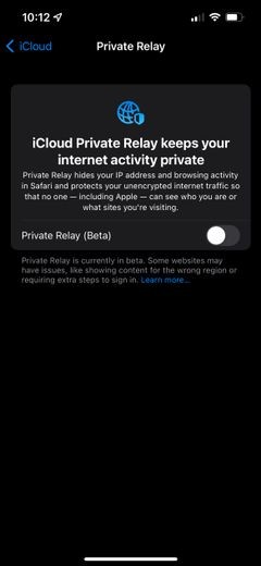 iCloud Private Relay를 iPhone에서 사용할 수 없습니까? 이유