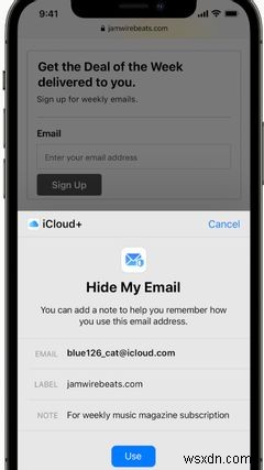 iCloud+에서 내 이메일 숨기기와 Apple로 로그인의 차이점