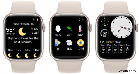 최고의 Apple Watch 날씨 앱 8개