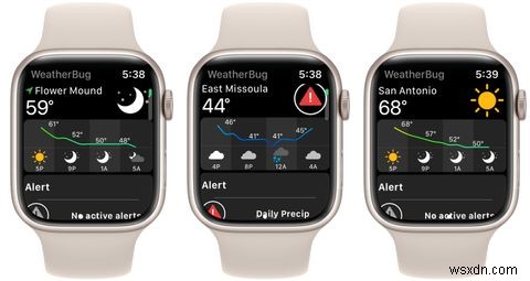 최고의 Apple Watch 날씨 앱 8개