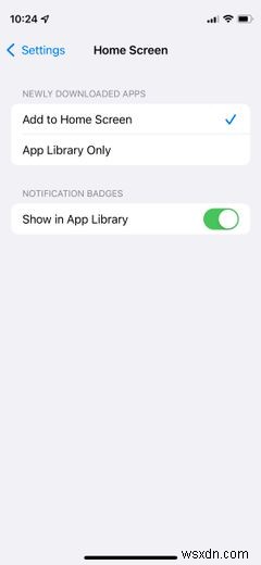 앱 라이브러리에서 iPhone의 홈 화면으로 앱을 이동하는 방법