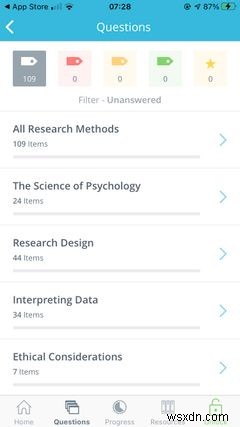 iPhone에서 심리학 학습을 위한 8가지 최고의 앱