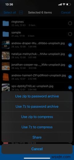 iPhone 및 iPad에서 ZIP 파일을 만들기 위한 8가지 최고의 앱
