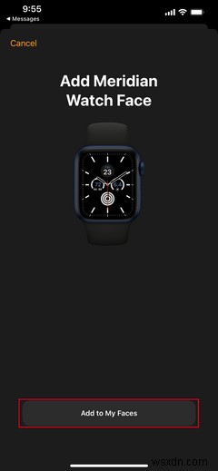 새로운 Apple Watch 페이스를 찾고, 공유하고, 다운로드하는 방법