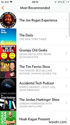 iPhone 및 iPad용 최고의 Podcast 앱:7가지 최고의 선택 비교
