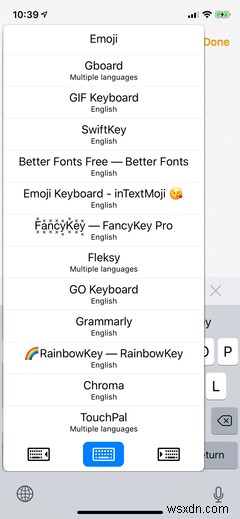 최고의 iPhone 키보드 앱 10가지:멋진 글꼴, 테마, GIF 등