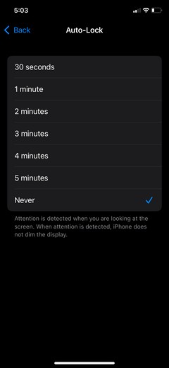 iPhone 또는 iPad 화면을 잠금 해제 상태로 더 오래 유지하는 방법