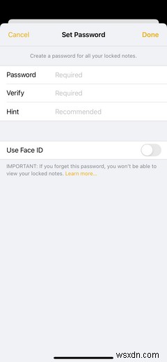 Apple Notes 앱에서 개인 메모를 잠그는 방법 