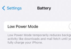 iPhone 및 iPad에서 저전력 모드를 끄는 방법 