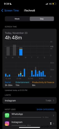 스크린 타임을 사용하여 iPhone 사용을 줄이는 방법