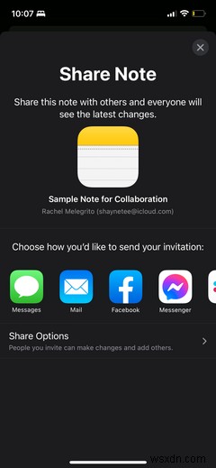 Apple Notes를 사용하여 다른 사람들과 공동 작업하는 방법 
