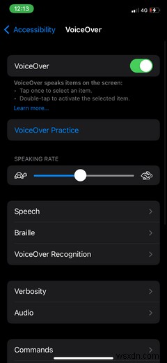 iPhone을 보지 않고 사용하도록 VoiceOver 기능을 마스터하는 방법 