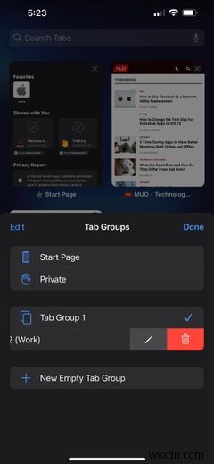 iOS 15 및 iPadOS 15에서 Safari 탭 그룹을 사용하는 방법