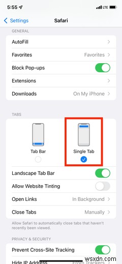 iOS 15에서 iPhone Safari 검색 막대를 맨 위로 이동하는 방법 