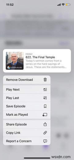 몇 가지 간단한 단계로 좋아하는 Apple Podcast 쇼 또는 에피소드 공유 