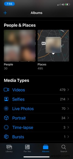 iPhone에서 위치별로 사진을 검색하는 방법은 다음과 같습니다.