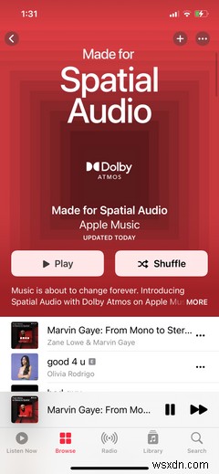 Apple Music용 Dolby Atmos 및 공간 오디오를 활성화하는 방법 