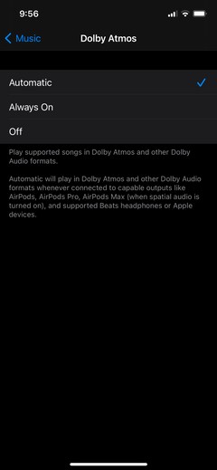 Apple Music용 Dolby Atmos 및 공간 오디오를 활성화하는 방법 