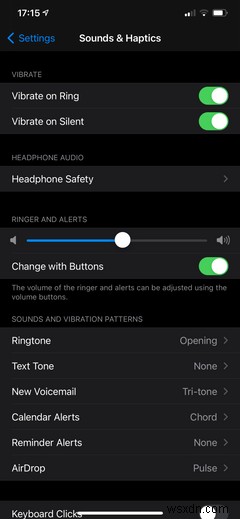 iPhone의 무음 모드 사용 방법