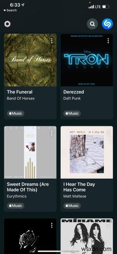 iPhone에서 Shazam으로 음악을 식별하는 다양한 방법