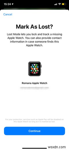 iPhone 또는 Apple Watch를 분실한 후 Apple Pay를 원격으로 비활성화하는 방법 