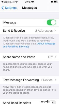 iPad에서 문자 메시지를 보내고 받는 방법 