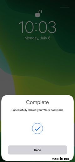 iPhone에서 iPhone으로 Wi-Fi 비밀번호를 공유하는 방법 