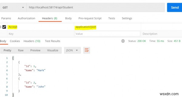 Asp.Net webAPI C#의 콘텐츠 협상이란 무엇입니까? 