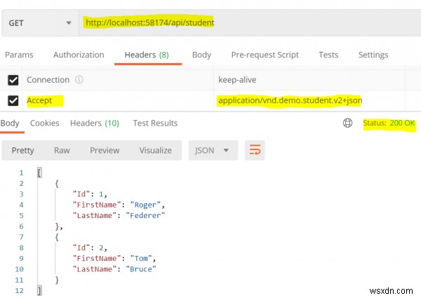 C# ASP.NET WebAPI에서 사용자 지정 미디어 유형으로 버전 관리를 수행하는 방법은 무엇입니까? 