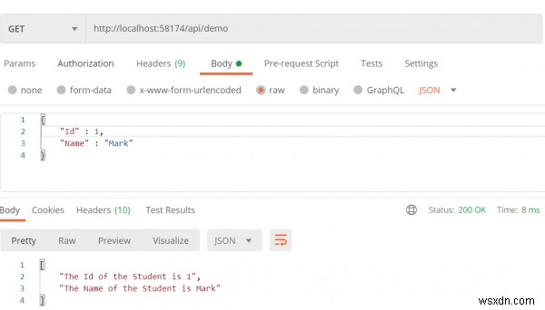 C# ASP.NET WebAPI에서 컨트롤러 작업의 다양한 반환 유형은 무엇입니까? 