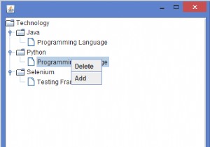 Java에서 JTree의 각 노드에서 마우스 오른쪽 버튼 클릭을 구현하는 방법은 무엇입니까? 