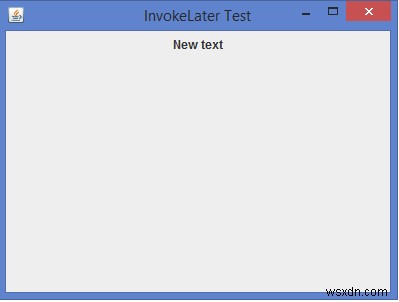 Java에서 invokeLater() 메소드를 어떻게 호출할 수 있습니까? 