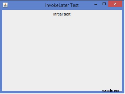 Java에서 invokeLater() 메소드를 어떻게 호출할 수 있습니까? 